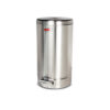 Basurero de Tapa y Pedal 22L Full Inox 304