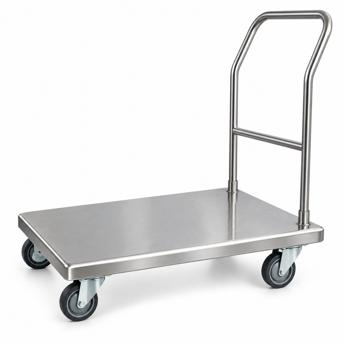 CARRO PLATAFORMA FULL INOX 304 - 55 x 89 cm