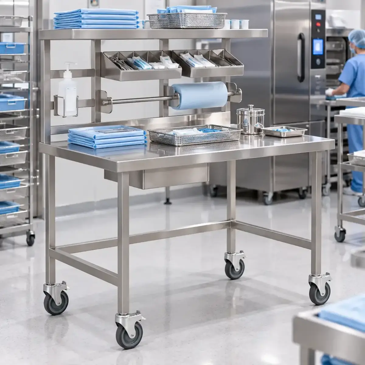MESON - ESTACION DE TRABAJO CLINICA 140 cm