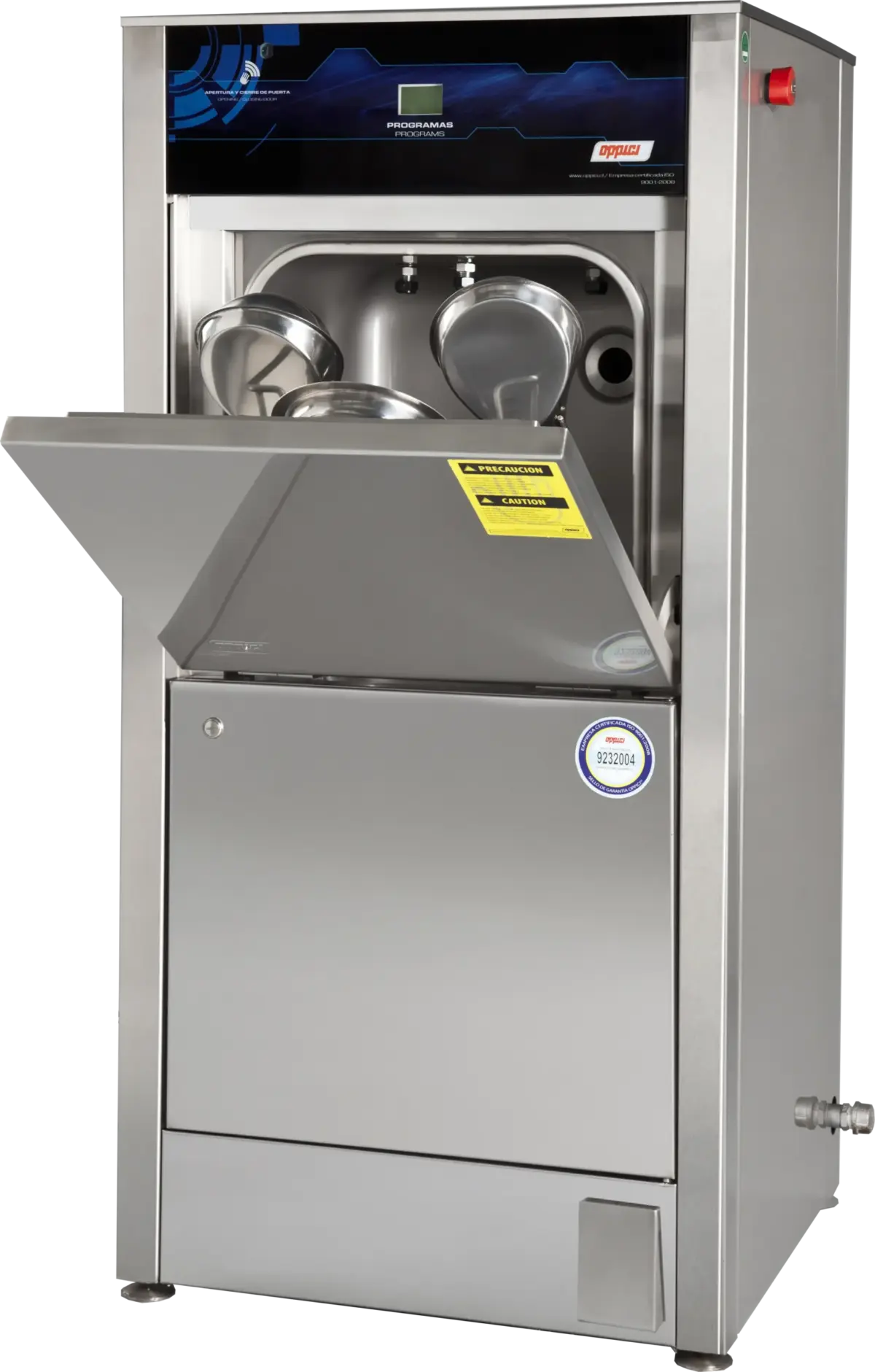 MAQUINA LAVADORA DE CHATAS AUTOMATICA TOUCHLESS CON TRES PROGRAMAS DE LAVADO Y DESINFECCION