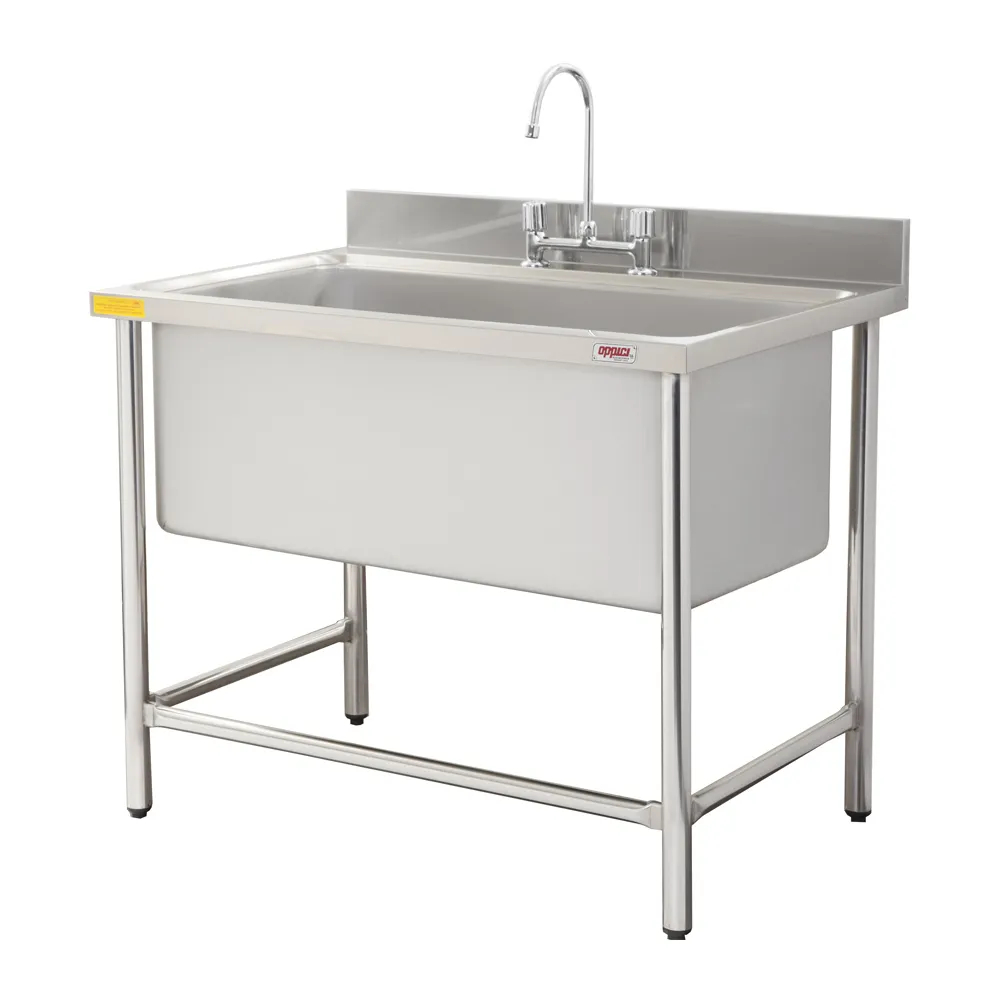 LAVAFONDO 1 TAZA COLOSO LINEA EUROPEA FULL INOX 304 ESTRUCTURA SOLDADA EN TUBO REDONDO