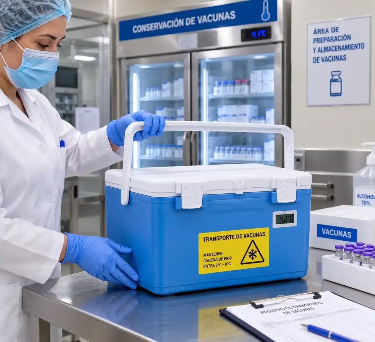 CAJA TRANSPORTE BIOSEGURIDAD CLINICO 20 LTS BTB-L20