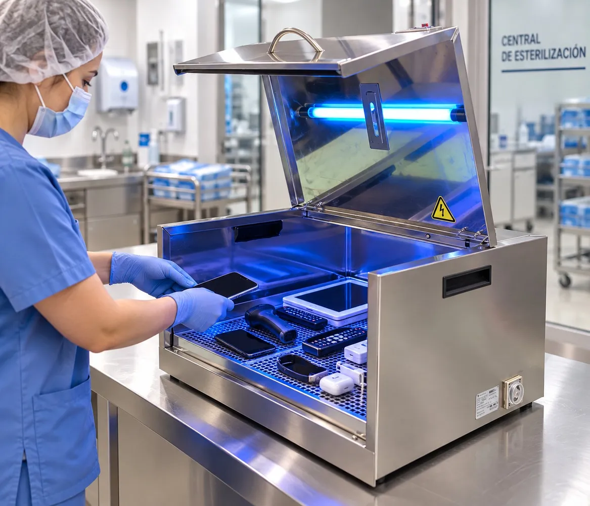 ESTERILIZADOR POR LUZ ULTRA VIOLETA UV-C CAPACIDAD 40 lts 2 TUBOS