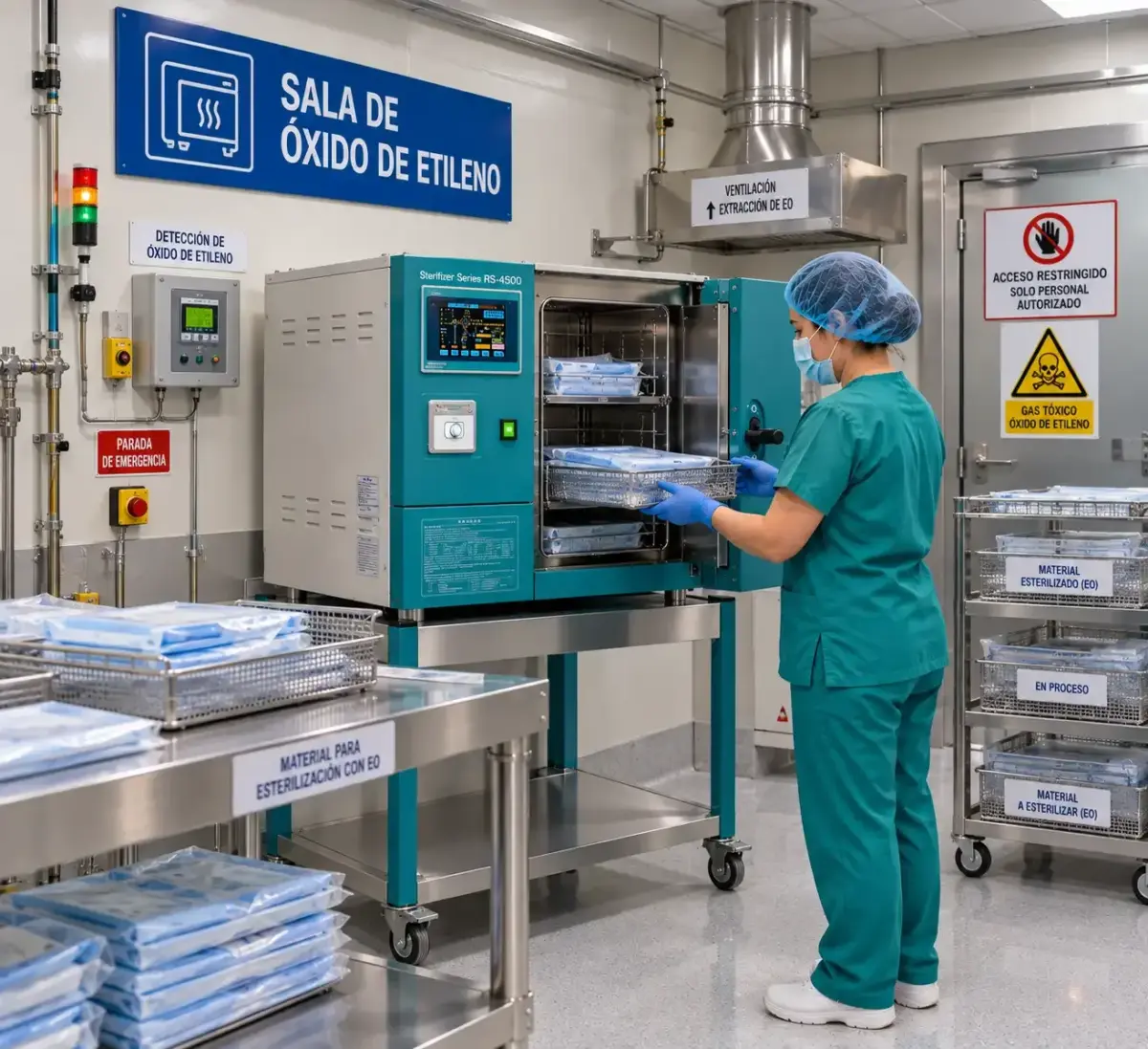 ESTERILIZADOR A BAJA TEMPERATURA POR GAS OXIDO ETILENO (ETO)