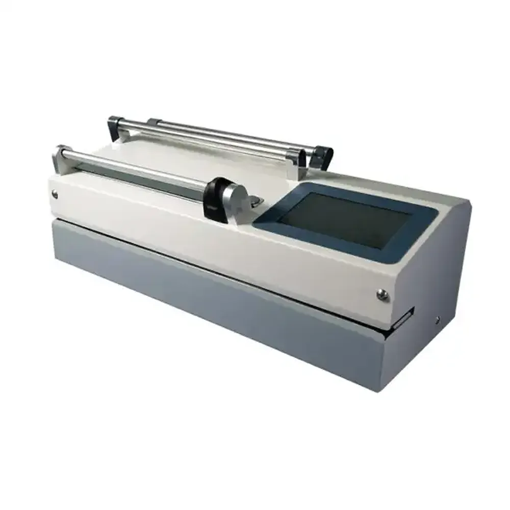 TERMOSELLADORA AUTOMATICA CON IMPRESORA Y CORTADOR MANUAL INTEGRADO
