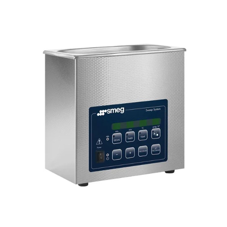 MAQUINA LAVADORA ULTRASONIDO DE 28 LITROS, CON TAPA Y CANASTILLO, MARCA SMEG (A PEDIDO)