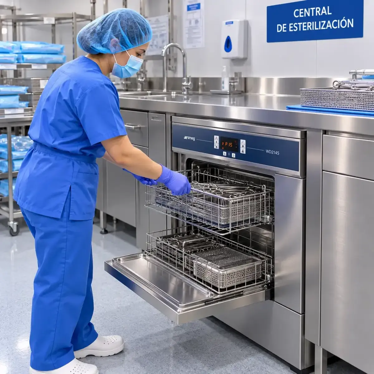 LAVADORA TERMODESINFECTADORA DE MATERIALES MARCA SMEG (A PEDIDO)